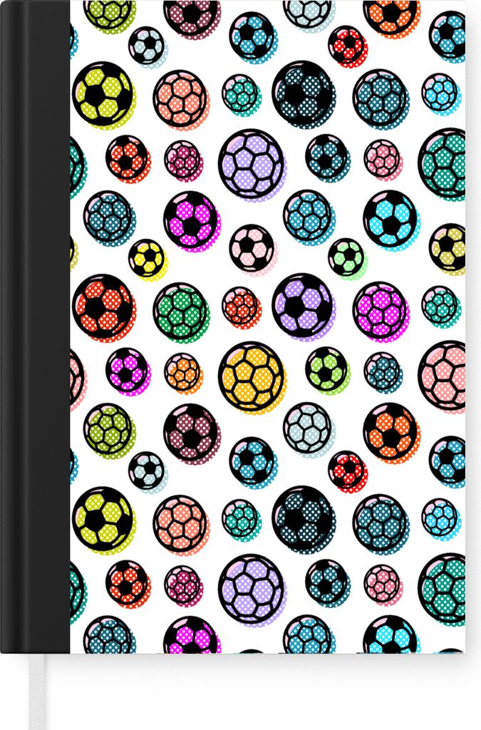 MuchoWow Notizbuch Tagebuch Haushaltsbuch Notebook A5 Muster - Fußball - Sport - Jungen - Kinder - Kinder - Notizblock - Notizheft - Notebook - ...