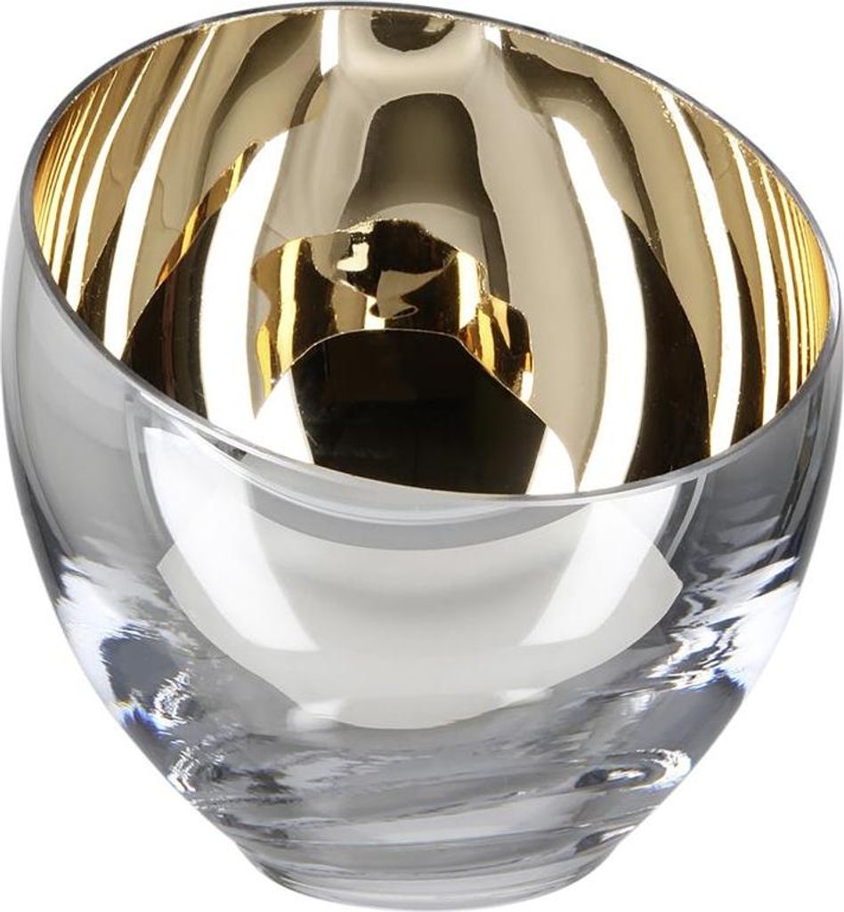 Fink CANDY, Teelichthalter, Glas, champagner, L. 11 cm, B. Produktbild 