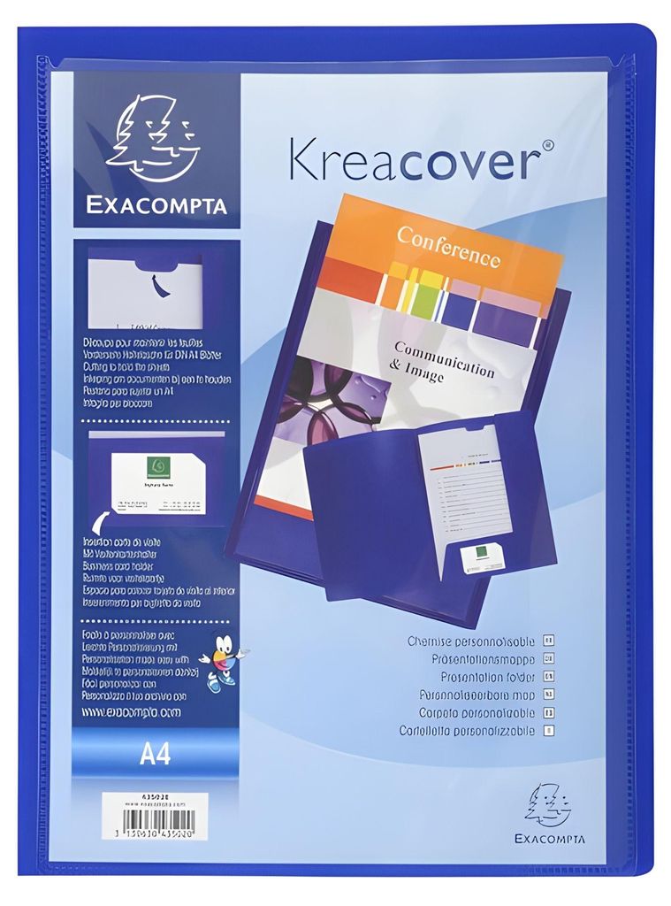 Exacompta 43502E Sammelmappe Polypropylen (PP) Blau A4