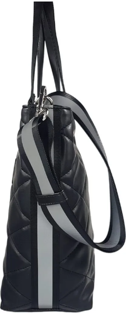 Sac à fermeture éclair Tom Tailor texture mica noir élégant - 8
