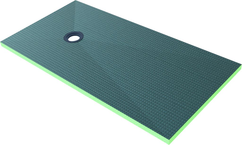 Acezanble, Duschelement, 160x90cm, befliesbar, mit Ablauf, Produktbild 