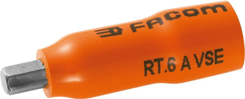 Embout de tournevis Facom 1/4" VSE 5 mm isolé 1000V pour électricien