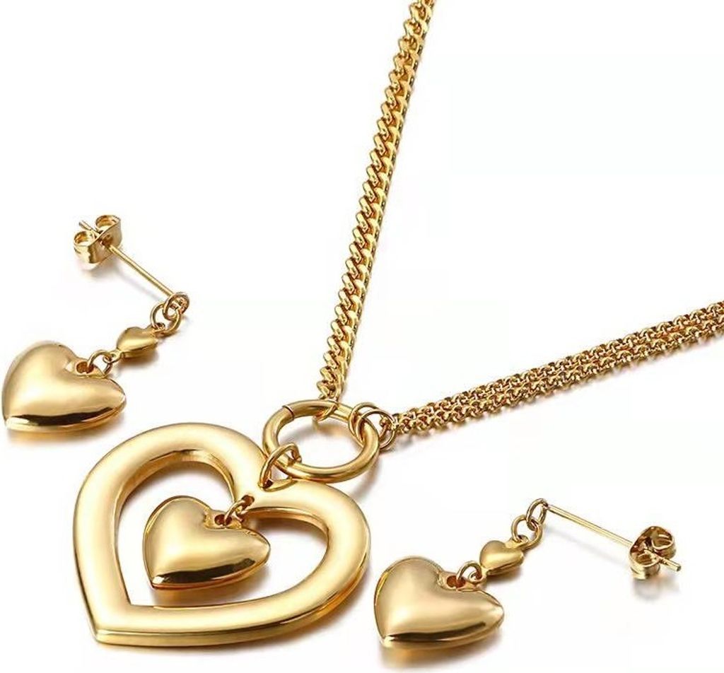 A Set - Eleganter Goldschmuck für jeden Anlass KP15143