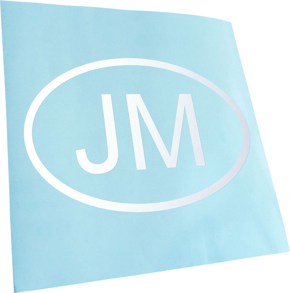 Kiwistar - Autoaufkleber - Jamaika JM Heckscheibe - Aufkleber für Auto Kfz Fahrrad, LKW, Truck Mofa