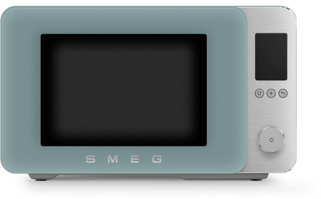 SMEG MOC02EGMEU Stand-Kombi-Mikrowelle emerald green 2100 Watt, 27 Liter Garraumvolumen