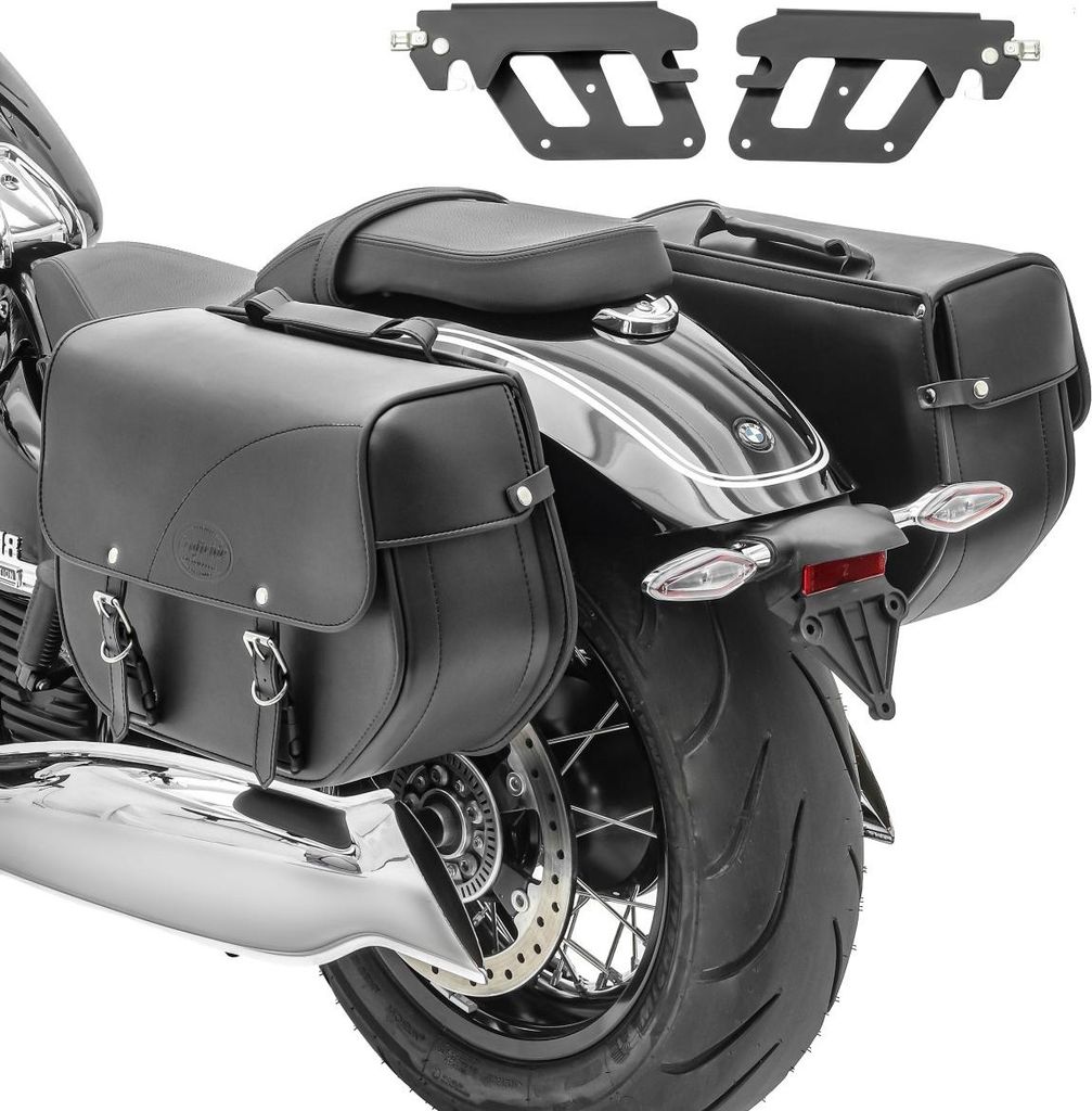 Set 2x Satteltaschen mit Halter QL passend für Honda Rebel 1100 CMX 21