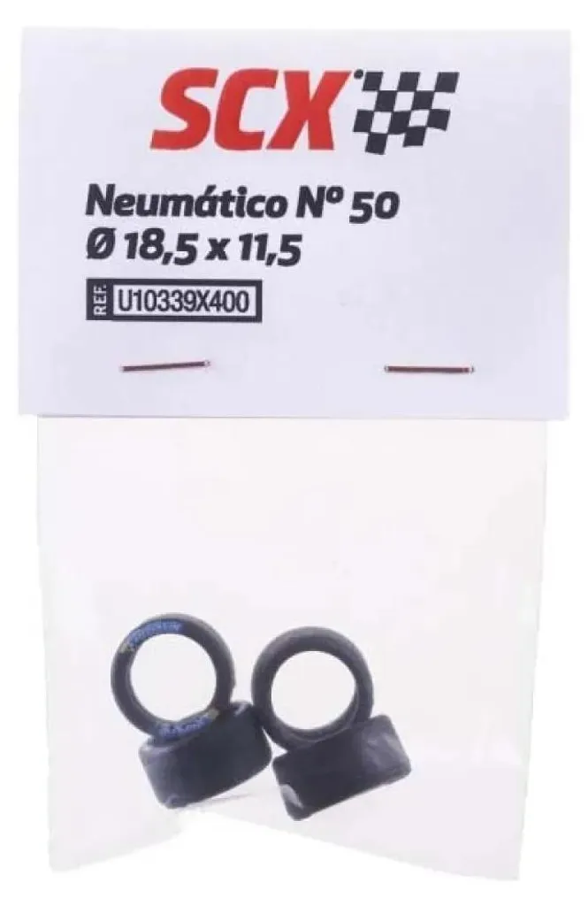 Restaurez l'adhérence de vos voitures Scalextric : Pneus n° 50 18,5 mm