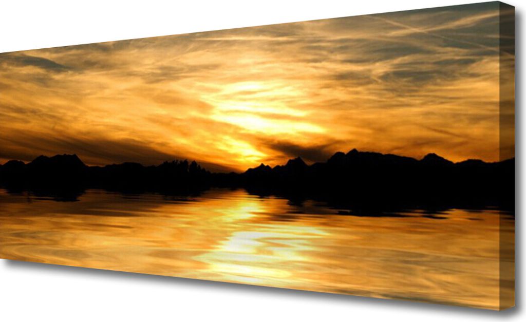 Tulup Leinwand-Bilder 125x50 Wandbild Canvas Kunstdruck Abstrakt Kunst