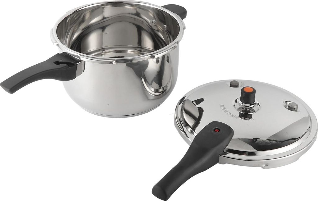 Elektrisch Schnellkochtopf 304 Edelstahl 80 kPa Explosionsnachweis mit Limitventil fr Herd Schnelles Kochen 6L 24 cm/9,4 Zoll