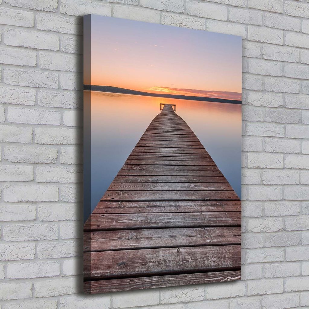 Tulup Leinwandbild - 70x100cm - Wandkunst - Drucke auf Leinwand - Leinwanddruck - Wohnzimmer Wanddekoration XXL - Wohnung Deko Kunstdrucke - Land...