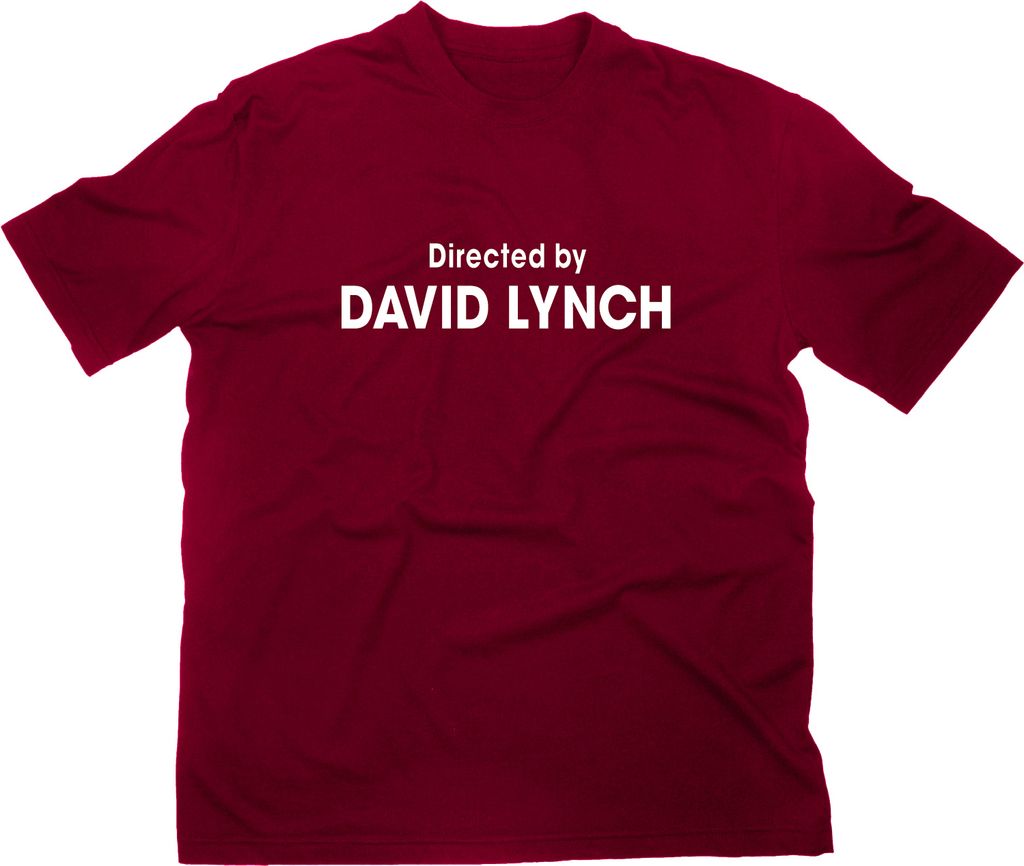 Styletex23 T-Shirt Directed by David Lynch, maroon, S
