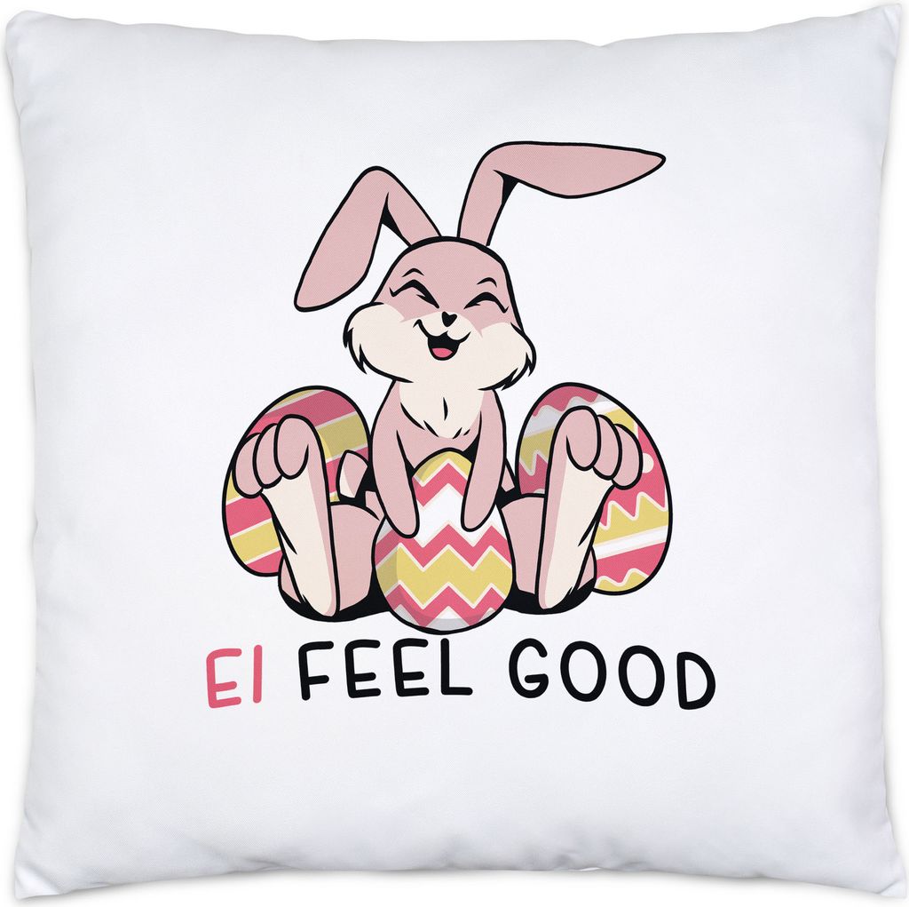 Ei Feel Good Kissen inkl. Füllung Osterhase Osterei Ostergeschenk Ostern