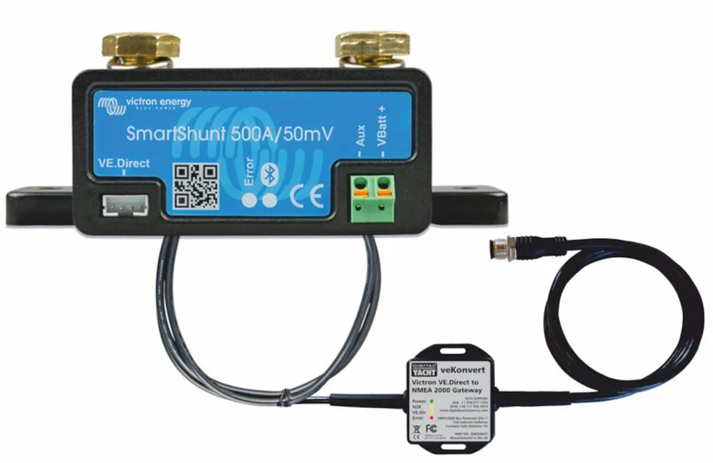 Interface veKonvert Victron vers NMEA 2000 Connectivité Plug and Play
