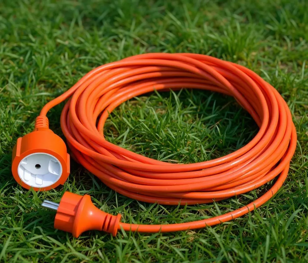 Cavo di prolunga da giardino 30m 2x1mm2 2000W arancione Eco Light