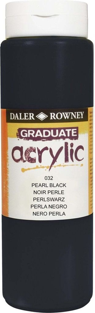 Daler Rowney Graduate Acrylfarbe Pearl Black 500 ml 1 Stck