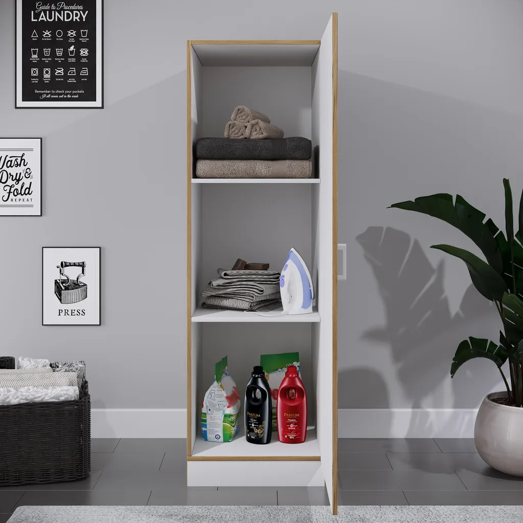 Armoire multifonctionnelle Rislo 162 cm : rangement grande capacité - 4
