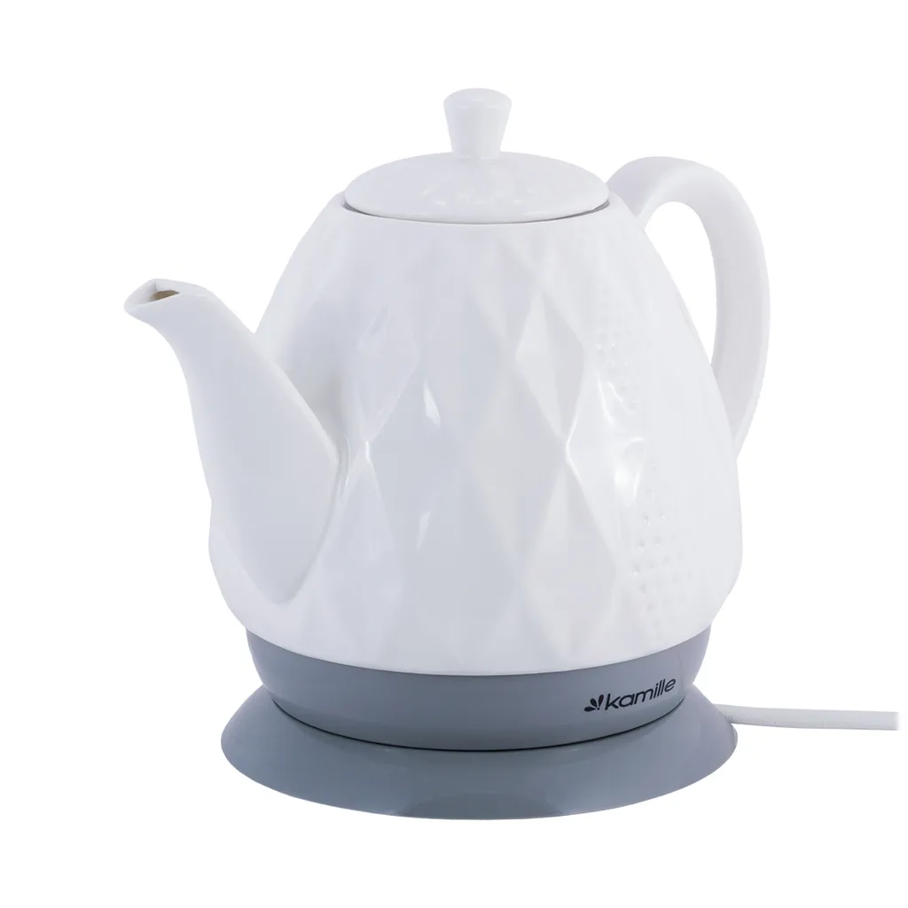 Bouilloire en céramique sans fil pour infusion et théière électrique - 4