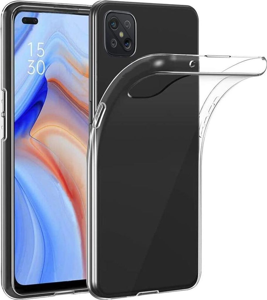 Hülle für Oppo Reno 4Z - Transparent Handyhülle Kratzfest Schutzhülle Ultra Dünn Phonillico