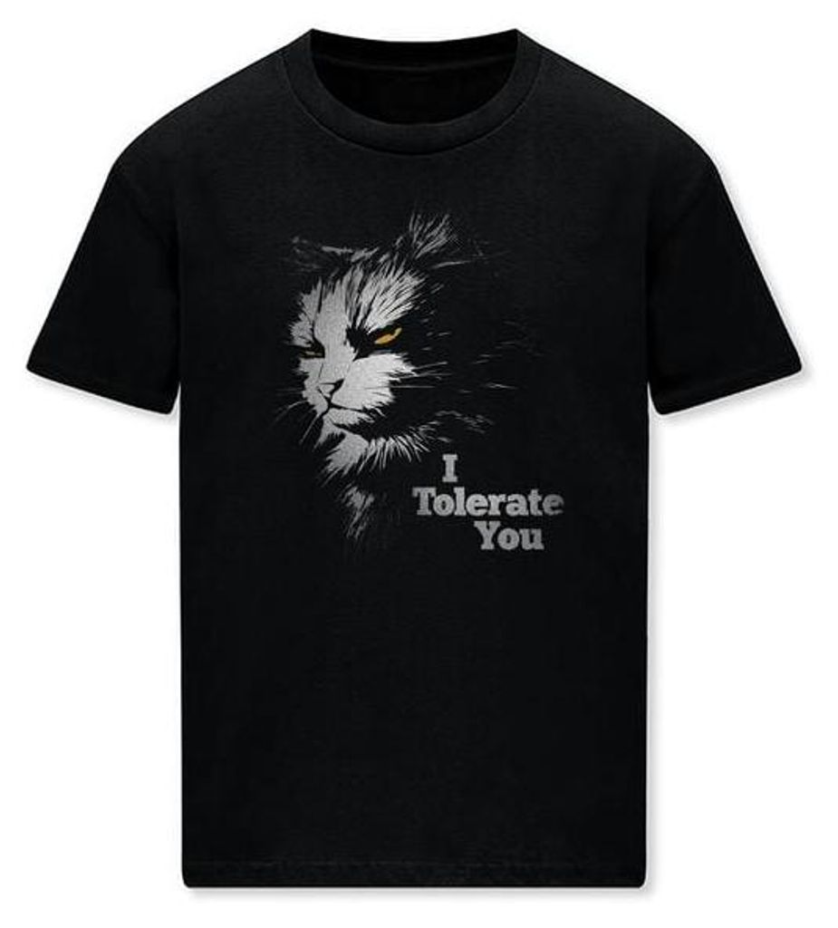 Goodie Two Sleeves T-Shirt Herren I Tolerate You schwarz M