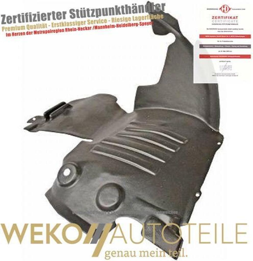 Verkleidung Radhaus vorne links DIEDERICHS 4412609 für RENAULT