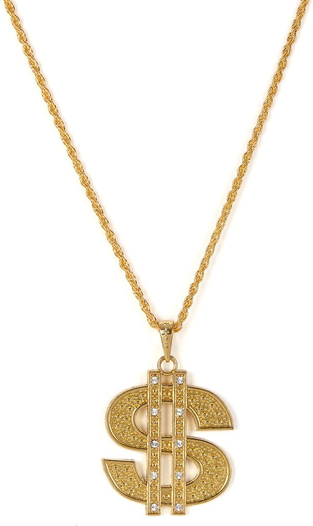 Dollarkette Pimp Kette gold - Einheitsgröße Produktbild 