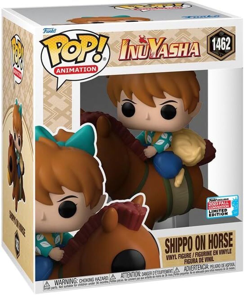Funko POP! Shippo on Horse #1462 (6 INCH) InuYasha NYCC 2023 Exclusive LE