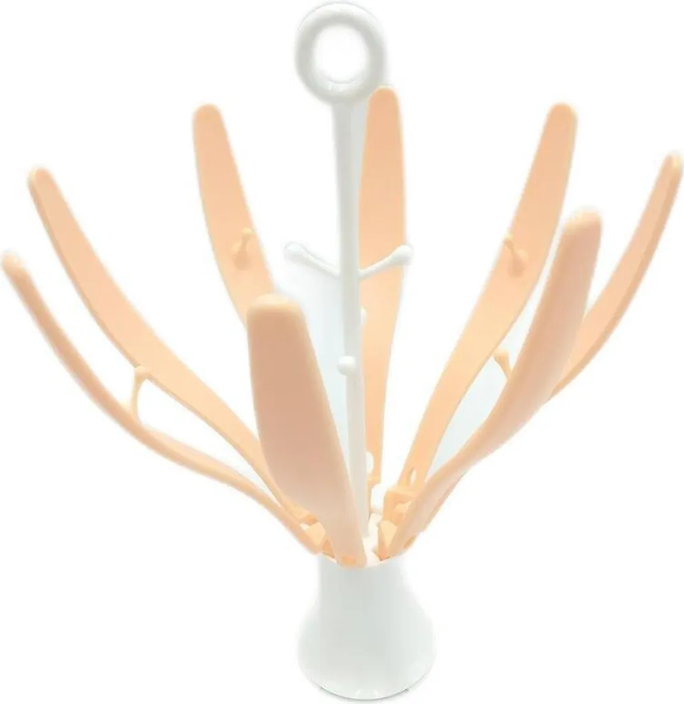 BEABA Égouttoir à Biberons Rose Compact - Sèche-Biberons Transportable - 6