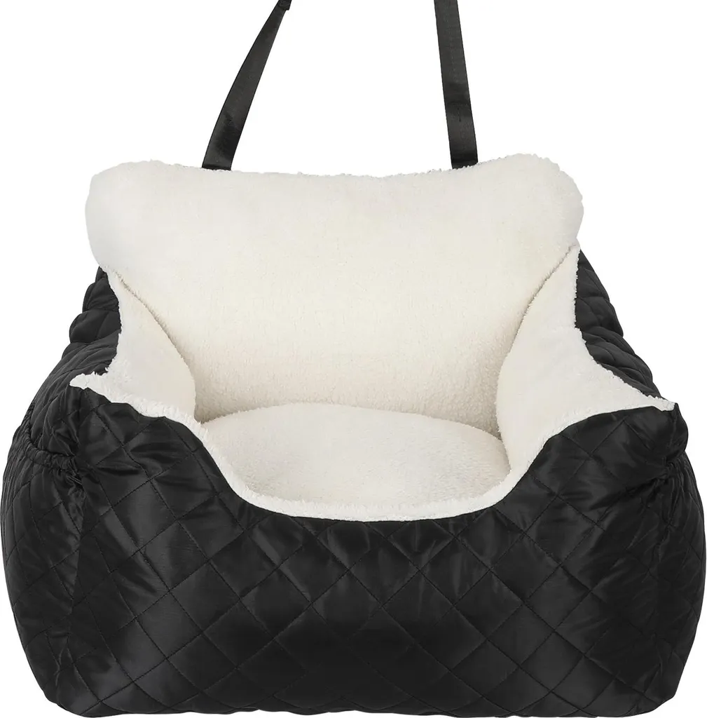Hebitod Seggiolino Auto Cani Piccola Taglia Patchwork - Robusto e Impermeabile