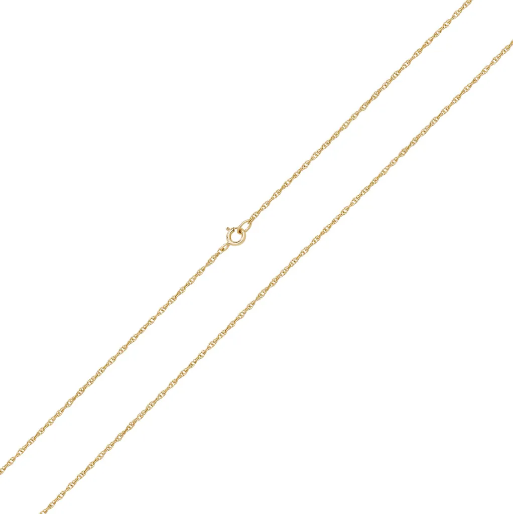 Chaine Femme Or 375/1000 Idéale pour Pendentif - Longueur 41 cm
