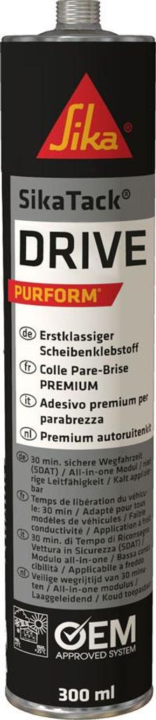SikaTack Drive Purform 300ml schwarz Scheibenklebstoff Produktbild 
