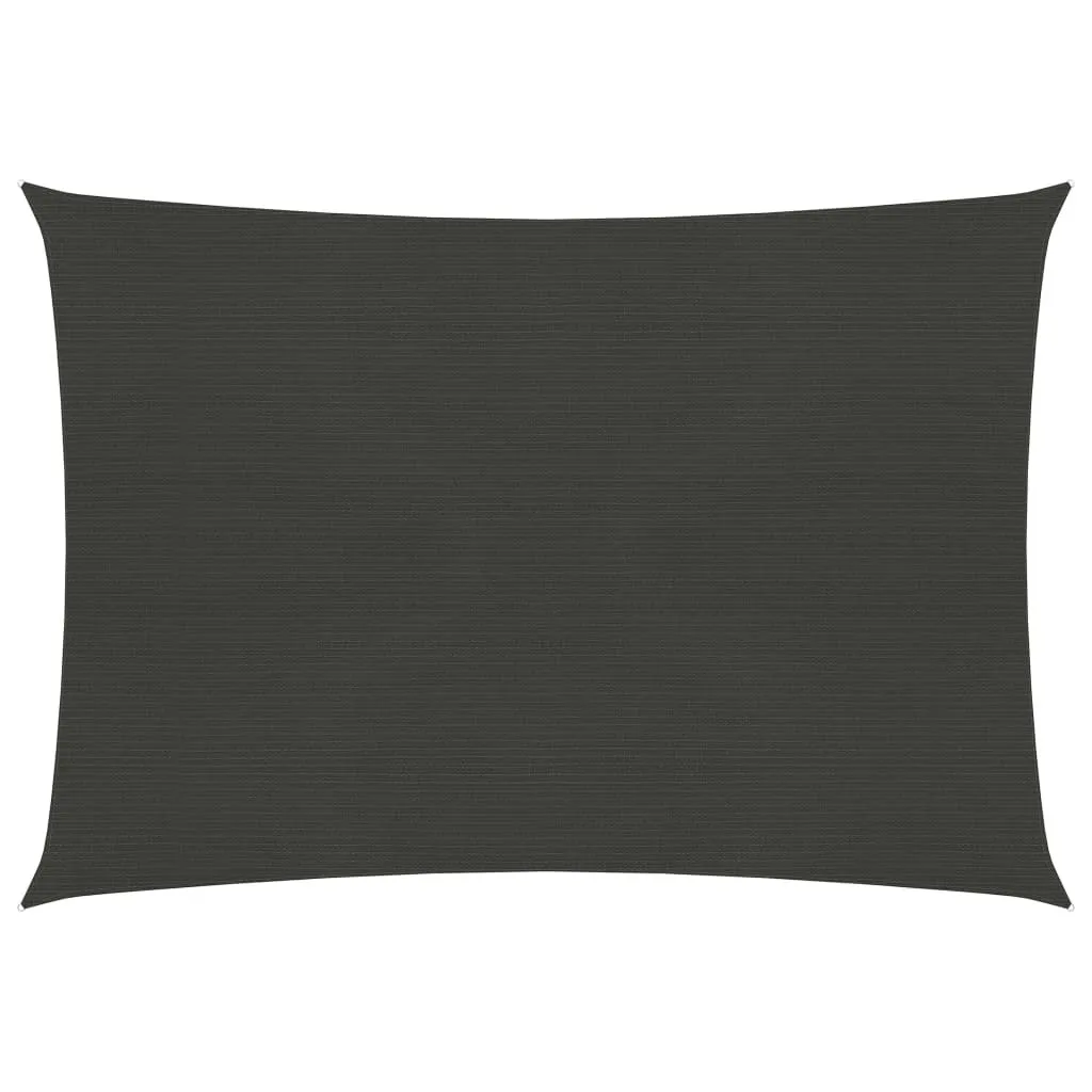 vidaXL Tenda da sole 160 g/m² antracite 2,5x3,5 m HDPE - 15