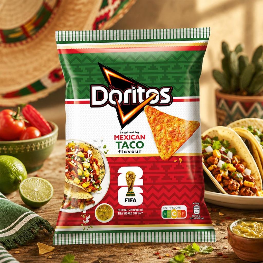 Doritos al gusto di taco messicano 110 g Immagine del prodotto 
