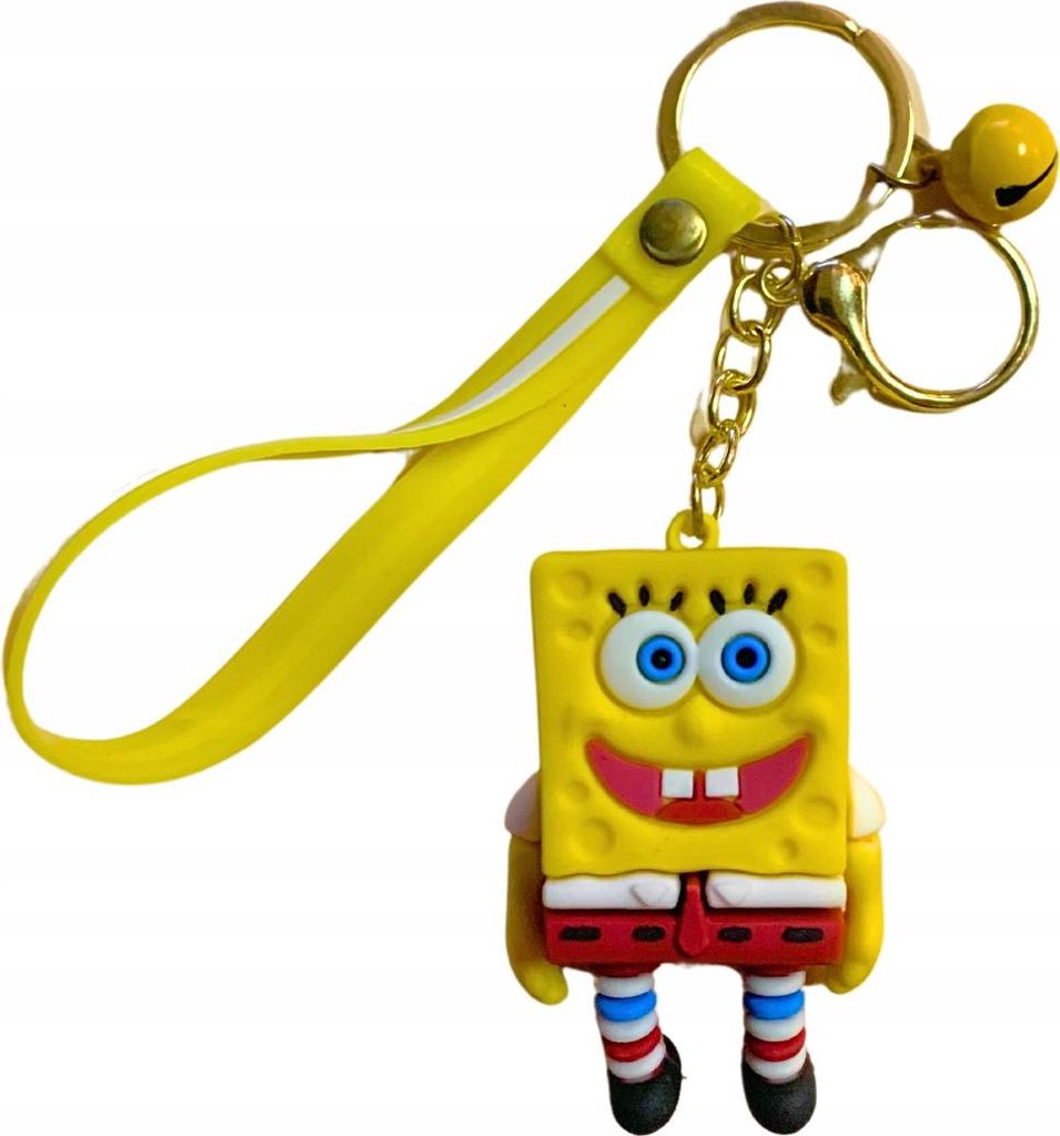 Porte-clés voiture Bob l'Éponge 3D Image du produit 