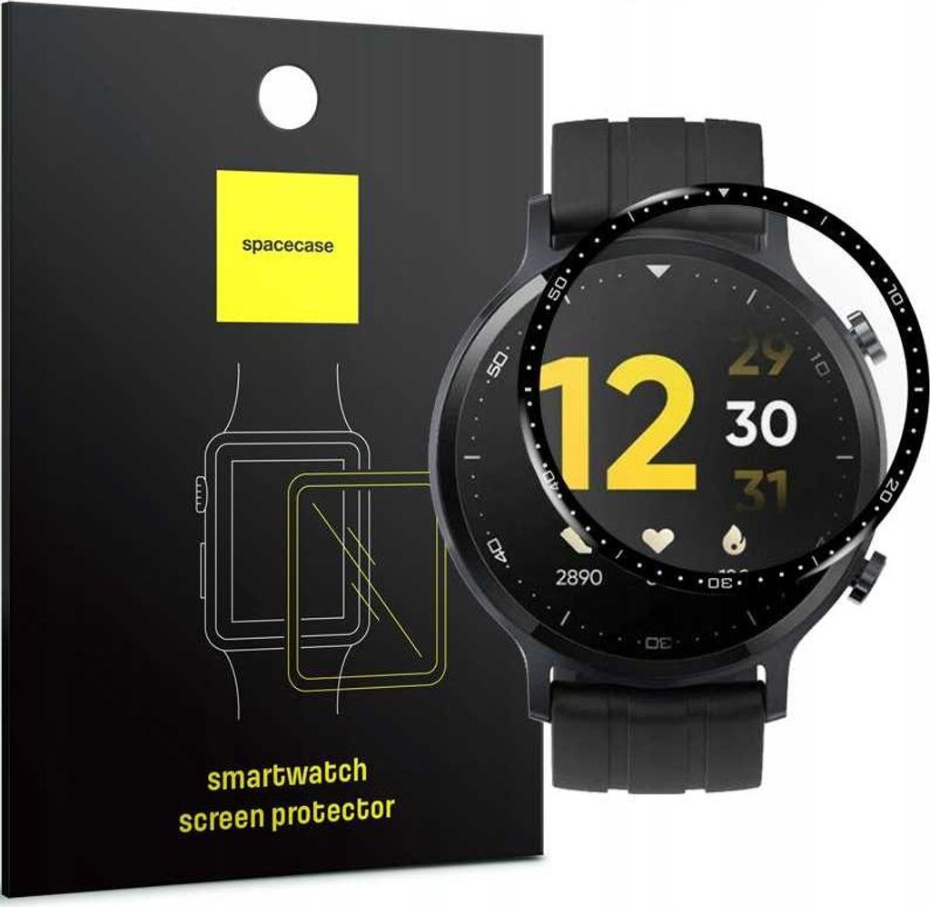 Spacecase Hybridglas Realme Watch S