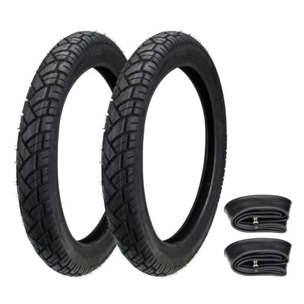 Kit 2 Pneus VeeRubber VRM094 2.75-16 43J TT Haute Adhérence avec Air