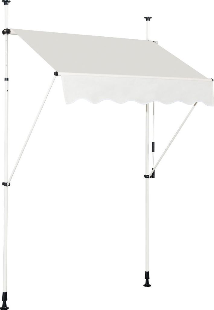 COSTWAY 150cm de large Marquise à pince Marquise de balcon Image du produit 