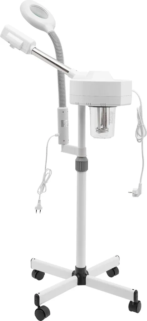 Sauna facial 2 en 1 nano-vapeur et lampe loupe 5x pour soin esthétique