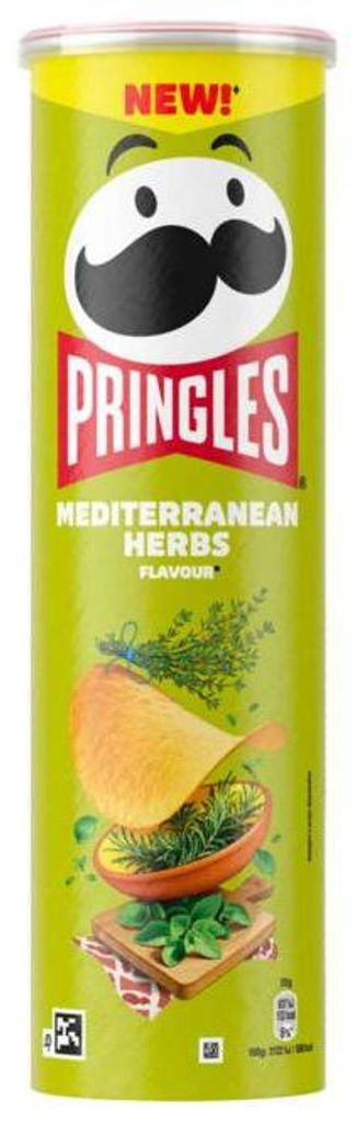 Pringles Mediterranean Herbs 185g Produktbild 