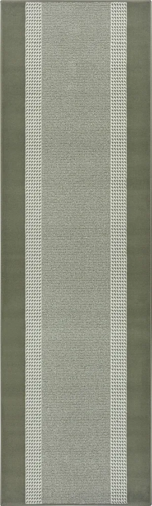 Hanse Home Tapis BASIC Vert 80x200 cm - Design Moderne Minimaliste