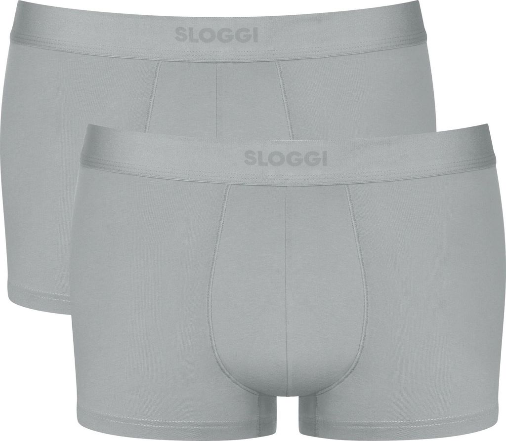 sloggi Herren Retro Pants 2-Pack EVER Ease Hipster - SILVER GREY - Größe XXL