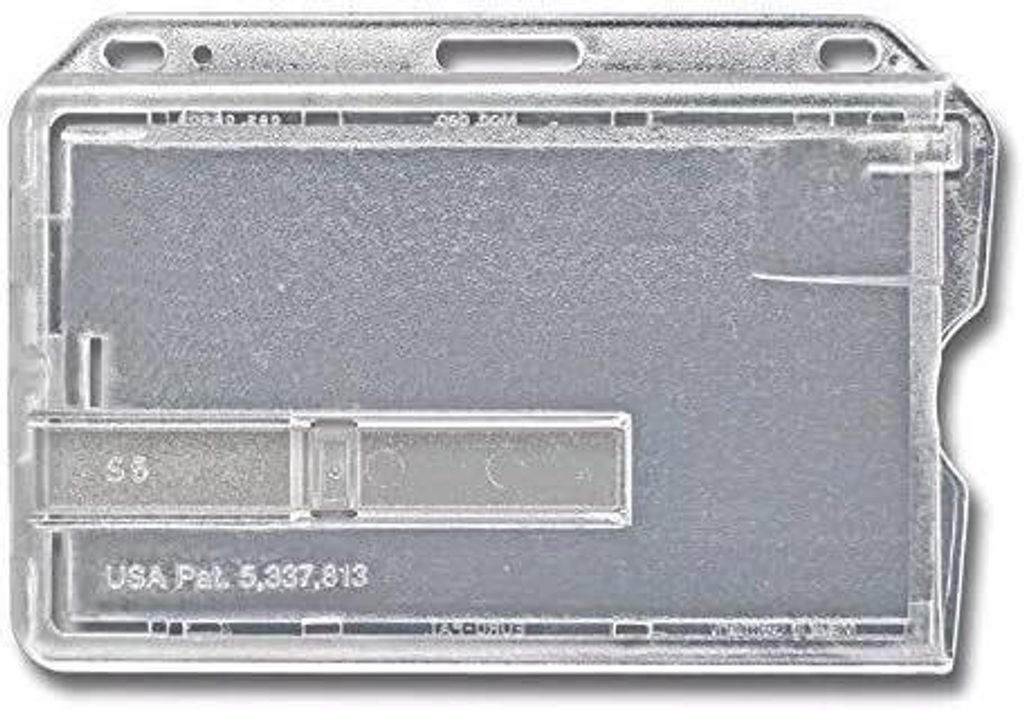 Kartenhülle Kartenhalter Auswelter für eine Karten Hartplastik Horizontal Ausschieber Transparent