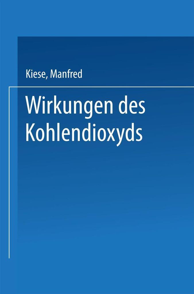 Wirkungen des Kohlendioxyds