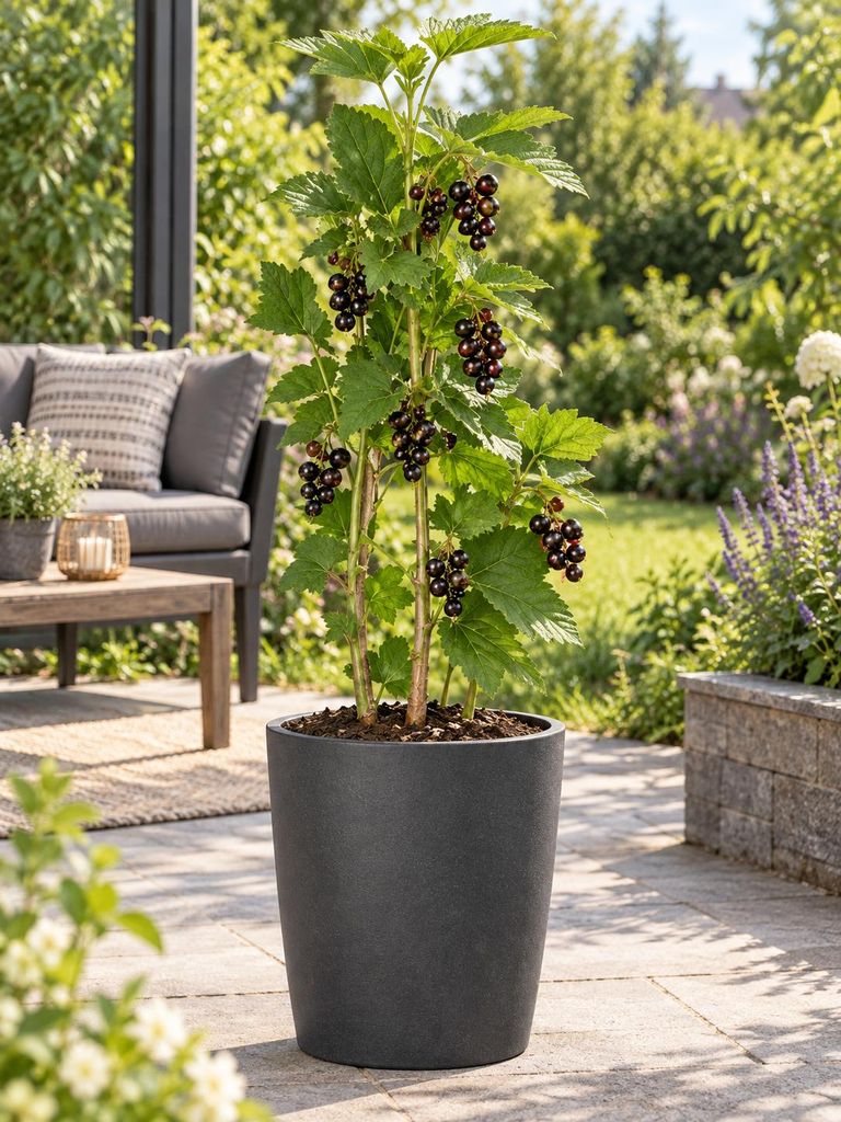 Schwarze Johannisbeere ‘Titania’ 30–35 cm – Ribes nigrum, Produktbild 