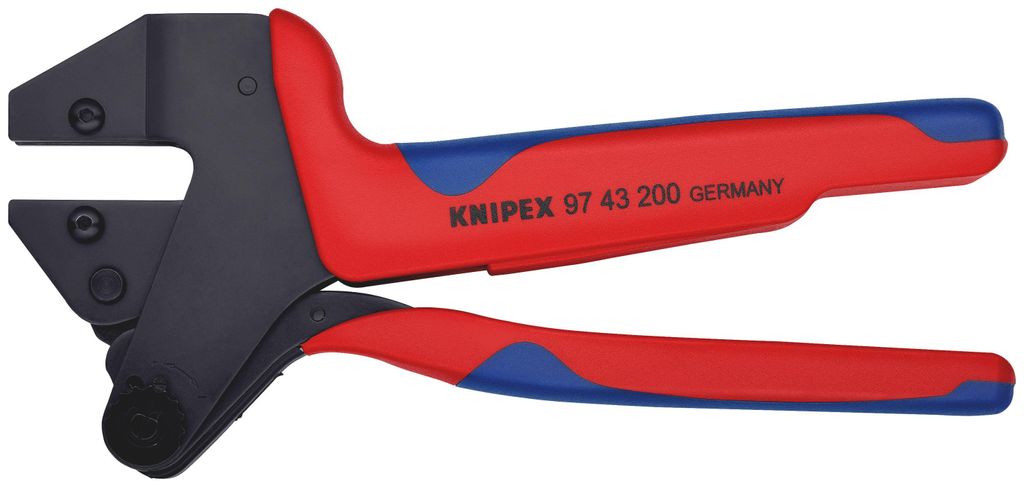 Knipex Crimp-Systemzangefür Länge 200mm ohne Crimpeinsatz Produktbild 