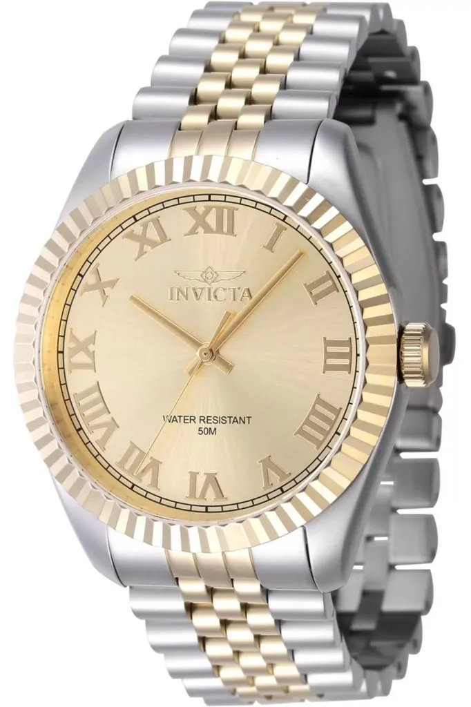 Invicta 47404 Orologio da Uomo: L'Eleganza del Quadrante Oro