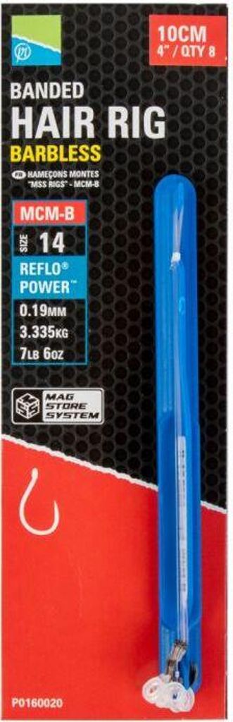 Preston Mcm-B Banded MAG STORE VORFÄCHERLÄNGEN - 10CM/4"" - 14 MCM-B (10) |P0160020
