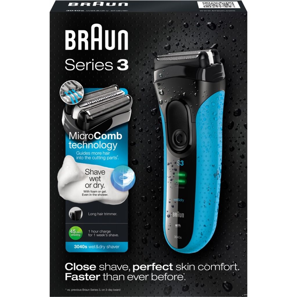 Braun Series 3 3040s Elektrischer Rasierer | Haarschneider