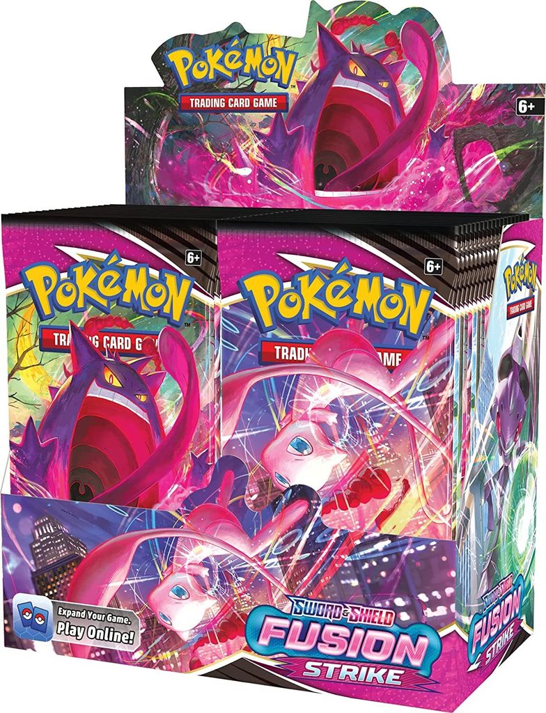 Pokemon SWSH08 Fusion Strike 36er Booster Display englisch