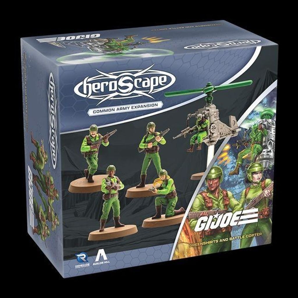 G.I. Joe Heroscape: Greenshirts and Battle Copter Army Produktbild 