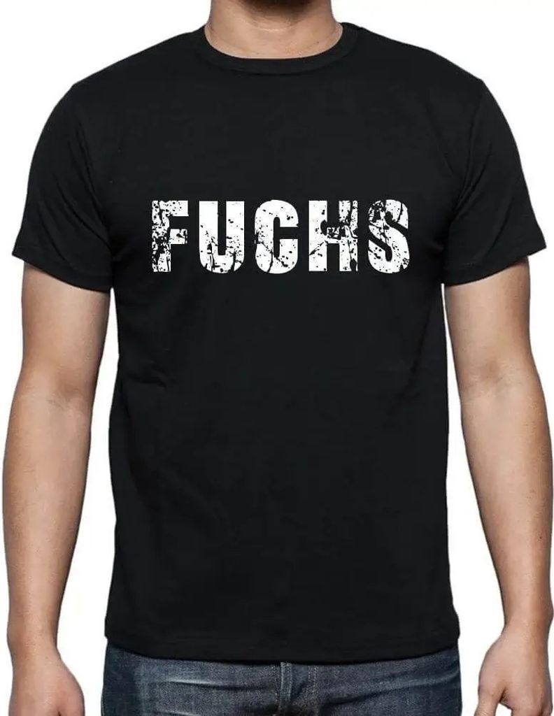 Herren Grafik T-Shirt Fuchs Öko-Verantwortlich Vintage Jahrgang Kurzarm Lustige Druck Geburtstag Geschenk Mann